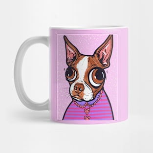 Brown Boston Terrier Mug